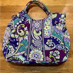 Vera Bradley Plum Crazy Tote Bag